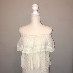 Off the shoulder cram top